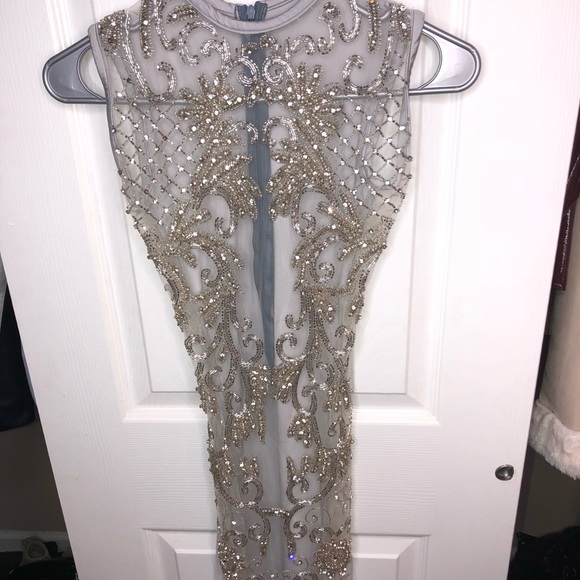 Crystal custom made dress
